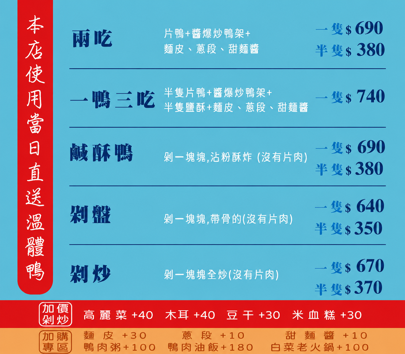 沙鹿屏西店菜單
